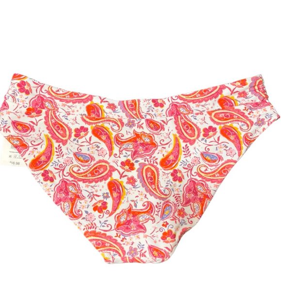 * NWT MID-RISE BIKINI SWIM BOTTOM 16/18 #M - Picture 2 of 5